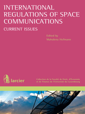 cover image of International regulations of space communications